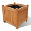 vidaXL Wooden Raised Bed 11.8" x 11.8" x 11.8" Set of 2 -Cheap Planters Store unnamed file 5723