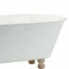 White Enamel Metal Bathtub Planter with Wood Bead Feet - Foreside Home & Garden -Cheap Planters Store unnamed file 5759