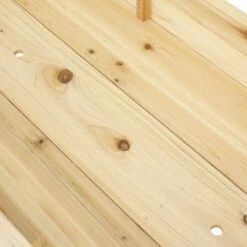 Sunnydaze Decor Sunnydaze Outdoor Wood Elevated Rectangular Standing Garden Planter Box For Flower, Herb and Vegetable Gardening - 24.5" W x 48.5" D x 27.5" H - Brown -Cheap Planters Store unnamed file 577