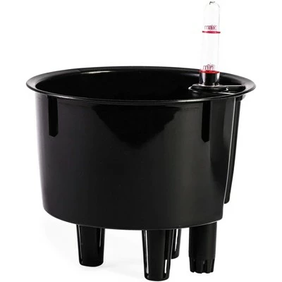 Juvale 4 Pack Self Watering Pot Planter with Water Level Gauge Indicator for Indoor & Outdoor Plants, 8 x 8 x 7" 4 Juvale 4 Pack Self Watering Pot Planter with Water Level Gauge Indicator for Indoor & Outdoor Plants, 8 x 8 x 7" - Image 3