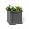 Cape Cod Square Planter Graphite Gray - Mayne