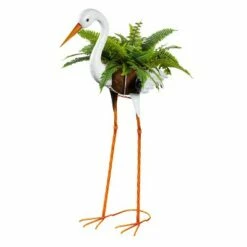 Evergreen Metal Heron Garden Planter with Cocoliner- 22 x 35 Inches Garden and Yard Decor -Cheap Planters Store unnamed file 5798