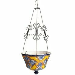 Plow & Hearth - Authentic Mexican Talavera Hanging Planter 12 Plow & Hearth - Authentic Mexican Talavera Hanging Planter -Cheap Planters Store unnamed file 5818