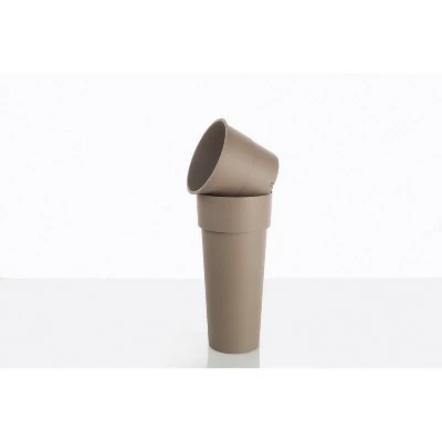 Indoor/Outdoor Cylindrical Duo Pot with Container - Alfresco Home LLC Brown 5 Indoor/Outdoor Cylindrical Duo Pot with Container - Alfresco Home LLC Brown - Image 3