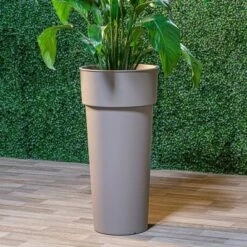 Indoor/Outdoor Cylindrical Duo Pot with Container - Alfresco Home LLC Brown 12 Indoor/Outdoor Cylindrical Duo Pot with Container - Alfresco Home LLC Brown -Cheap Planters Store unnamed file 5859