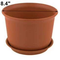 Unique Bargains Home Balcony Drainage Holes Flower Plant Tray Planters