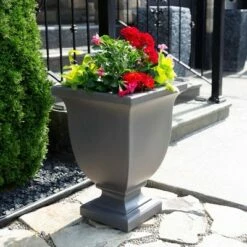 26" Augusta Tall Planter Graphite Gray - Mayne -Cheap Planters Store unnamed file 5901