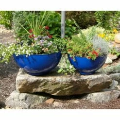 ACHLA Designs 10" x 20" Planter French Blue Galvanized Steel -Cheap Planters Store unnamed file 5904