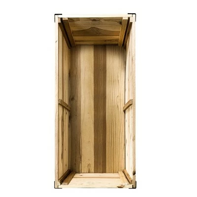 Backyard Expressions 32" Rectangular Wooden Elevated Garden Bed with Legs Tan 7 Backyard Expressions 32" Rectangular Wooden Elevated Garden Bed with Legs Tan - Image 5