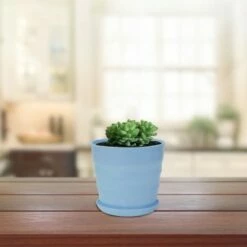 Unique Bargains Home Office Desk Plastic Round Flower Pot Plant Planters -Cheap Planters Store unnamed file 5992