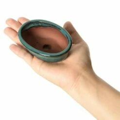 Gardenised Decorative Mini Glazed Ceramic Bonsai Succulent Pots Flower Planter with Drainage Holes, 4 Pack -Cheap Planters Store unnamed file 5995