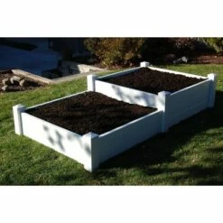 4' x8' Split Level Rectangular Planter Bed - Dura-Trel