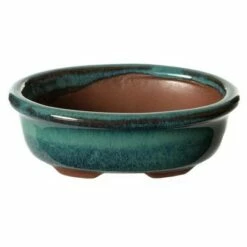 Gardenised Decorative Mini Glazed Ceramic Bonsai Succulent Pots Flower Planter with Drainage Holes, 4 Pack -Cheap Planters Store unnamed file 6002