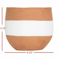 White Wrapped Terracotta Planter - Foreside Home & Garden -Cheap Planters Store unnamed file 6008