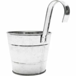 Juvale 3 Pack Round Metal Iron Wall Hanging Planters Pots Holder Bucket for Indoor Outdoor Succulent, 5 x 5 x 8 -Cheap Planters Store unnamed file 6012