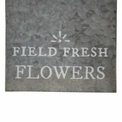 "Field Fresh Flowers" Whitewashed Galvanized Metal Planter - Foreside Home & Garden -Cheap Planters Store unnamed file 6020
