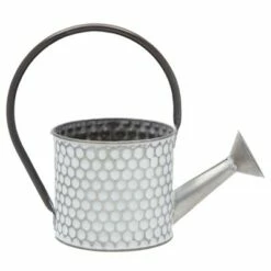 Okuna Outpost Galvanized Metal Watering Can Vase for Indoor Outdoor Plant, Succulents (4.5 x 8.5 in) -Cheap Planters Store unnamed file 6037