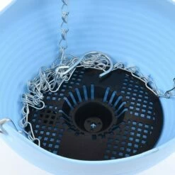 Unique Bargains Home Garden Plastic Plant Hanging Flower Pot Holder Planters