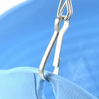 Unique Bargains Home Garden Plastic Plant Hanging Flower Pot Holder Planters 4 Unique Bargains Home Garden Plastic Plant Hanging Flower Pot Holder Planters - Image 2