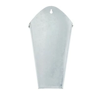 Farmlyn Creek 3 Pack Metal Wall Hanging Planter, Galvanized Plant Pots for Indoor & Outdoor Wall Decor, 11.7 x 5.8 in 8 Farmlyn Creek 3 Pack Metal Wall Hanging Planter, Galvanized Plant Pots for Indoor & Outdoor Wall Decor, 11.7 x 5.8 in - Image 6