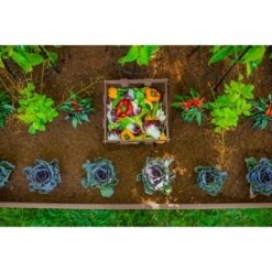 Vita Urbana Keyhole Garden Rectangular Planter - New England Arbors Espresso