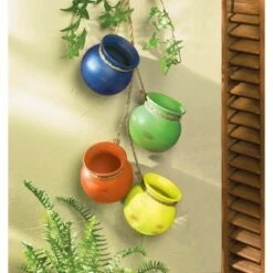 Zingz & Thingz Zingz & Thingz 4pc Indoor/Outdoor Dangling Terracotta Fiesta Pots -Cheap Planters Store unnamed file 6145
