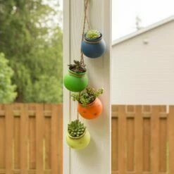 Zingz & Thingz Zingz & Thingz 4pc Indoor/Outdoor Dangling Terracotta Fiesta Pots -Cheap Planters Store unnamed file 6149