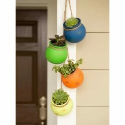 Zingz & Thingz Zingz & Thingz 4pc Indoor/Outdoor Dangling Terracotta Fiesta Pots -Cheap Planters Store unnamed file 6150