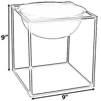 Uniquewise Contemporary Black Metal Table Flower Planter Pot with Stand for Entryway, Living Room, Kitchen, or Dining Room 6 Uniquewise Contemporary Black Metal Table Flower Planter Pot with Stand for Entryway, Living Room, Kitchen, or Dining Room - Image 4