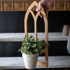 White Wood & Metal Wall Planter - Foreside Home & Garden -Cheap Planters Store unnamed file 6199