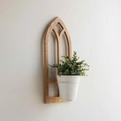 White Wood & Metal Wall Planter - Foreside Home & Garden -Cheap Planters Store unnamed file 6200