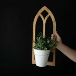 White Wood & Metal Wall Planter - Foreside Home & Garden -Cheap Planters Store unnamed file 6201