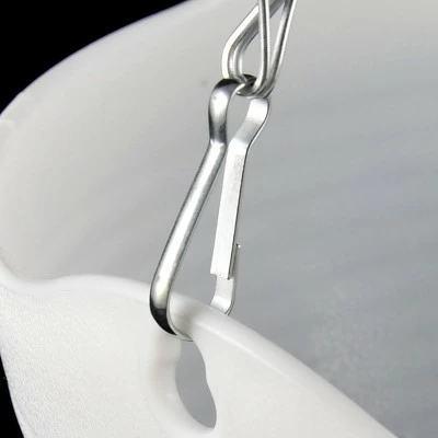 Unique Bargains Home Garden Plant Basket Hanging Flower Pot Plant Planters White 10 Pcs 4 Unique Bargains Home Garden Plant Basket Hanging Flower Pot Plant Planters White 10 Pcs - Image 3