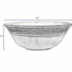 Set of 2 Corinthian Bowl Planters - Classic Home and Garden Ivory Ash -Cheap Planters Store unnamed file 6282