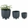 Olivia & May Set of 3 Ceramic Planter with Legs Black - Olivia & May -Cheap Planters Store unnamed file 6298