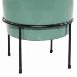 Set of 3 Contemporary Metal Planters - Olivia & May Teal Green -Cheap Planters Store unnamed file 6347