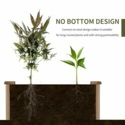 Outsunny 4ft x 4ft Backyard Patio Wooden Raised Garden Bed Planter Box with Segmented Growing Grid for Plants & Herbs - Natural Wood 12 Outsunny 4ft x 4ft Backyard Patio Wooden Raised Garden Bed Planter Box with Segmented Growing Grid for Plants & Herbs - Natural Wood -Cheap Planters Store unnamed file 637