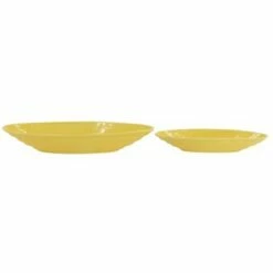 Set of 2 Eclectic Ceramic Planters - Olivia & May Yellow 14 Set of 2 Eclectic Ceramic Planters - Olivia & May Yellow -Cheap Planters Store unnamed file 6412