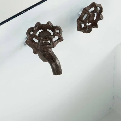 Olivia & May Set of 2 Farmhouse Rectangular Metal Planters White - Olivia & May 9 Olivia & May Set of 2 Farmhouse Rectangular Metal Planters White - Olivia & May - Image 7