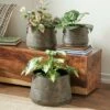 Olivia & May Set of 3 Galvanized Metal Barrel Planters - Olivia & May -Cheap Planters Store unnamed file 6542