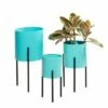 Olivia & May Set of 3 Contemporary Metal Planters Teal - Olivia & May -Cheap Planters Store unnamed file 6561
