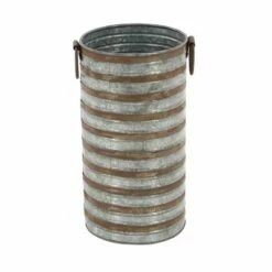 Olivia & May Set of 2 Industrial Galvanized Iron Planters - Olivia & May -Cheap Planters Store unnamed file 6602