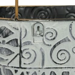 Olivia & May Set of 3 Metal Textured Patterned Planters with Metal Rim and Wood Handle Blue/Antique Gold - Olivia & May 7 Olivia & May Set of 3 Metal Textured Patterned Planters with Metal Rim and Wood Handle Blue/Antique Gold - Olivia & May -Cheap Planters Store unnamed file 6637