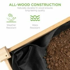 Best Choice Products Raised Garden Bed, Elevated Wood Planter Box Stand for Backyard, Patio w/ Bed Liner 12 Best Choice Products Raised Garden Bed, Elevated Wood Planter Box Stand for Backyard, Patio w/ Bed Liner -Cheap Planters Store unnamed file 665