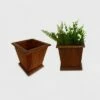 2pc Sheffield Square Tapered Wooden Planters Brown - Leisure Season -Cheap Planters Store unnamed file 6653