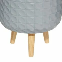 Olivia & May Set of 3 Contemporary Wood Grid Patterned Planters Gray - Olivia & May -Cheap Planters Store unnamed file 6660