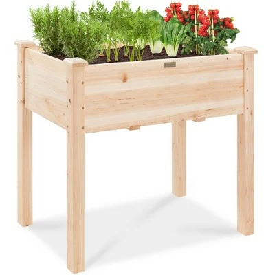 Best Choice Products Raised Garden Bed, Elevated Wood Planter Box Stand for Backyard, Patio w/ Bed Liner 10 Best Choice Products Raised Garden Bed, Elevated Wood Planter Box Stand for Backyard, Patio w/ Bed Liner - Image 8