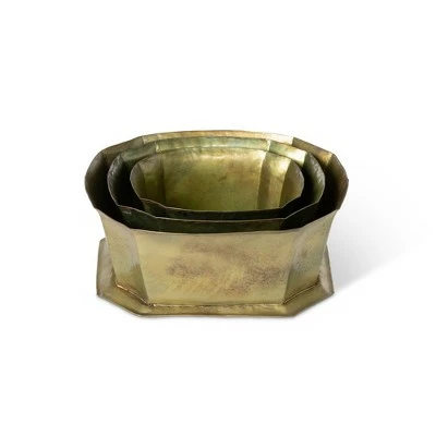 Park Hill Collection Patina Planters 4 Park Hill Collection Patina Planters - Image 2