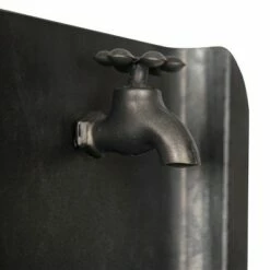 Set of 2 Black Galvanized Metal Sink Planters - Foreside Home & Garden -Cheap Planters Store unnamed file 6732