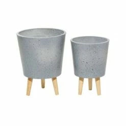 Set of 2 Contemporary Wood Planters - Olivia & May Gray 14 Set of 2 Contemporary Wood Planters - Olivia & May Gray -Cheap Planters Store unnamed file 6742